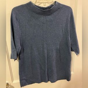Talbot’s Blue Sweater, Very Soft. EUC Size XL steel blue color